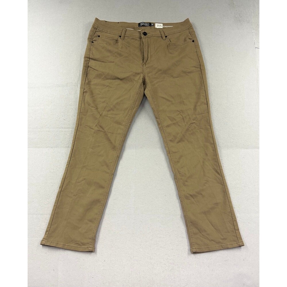 Ezekiel 305 Chopper Jeans Mens Size 36x32 Khaki Tan Comfort Stretch Pants